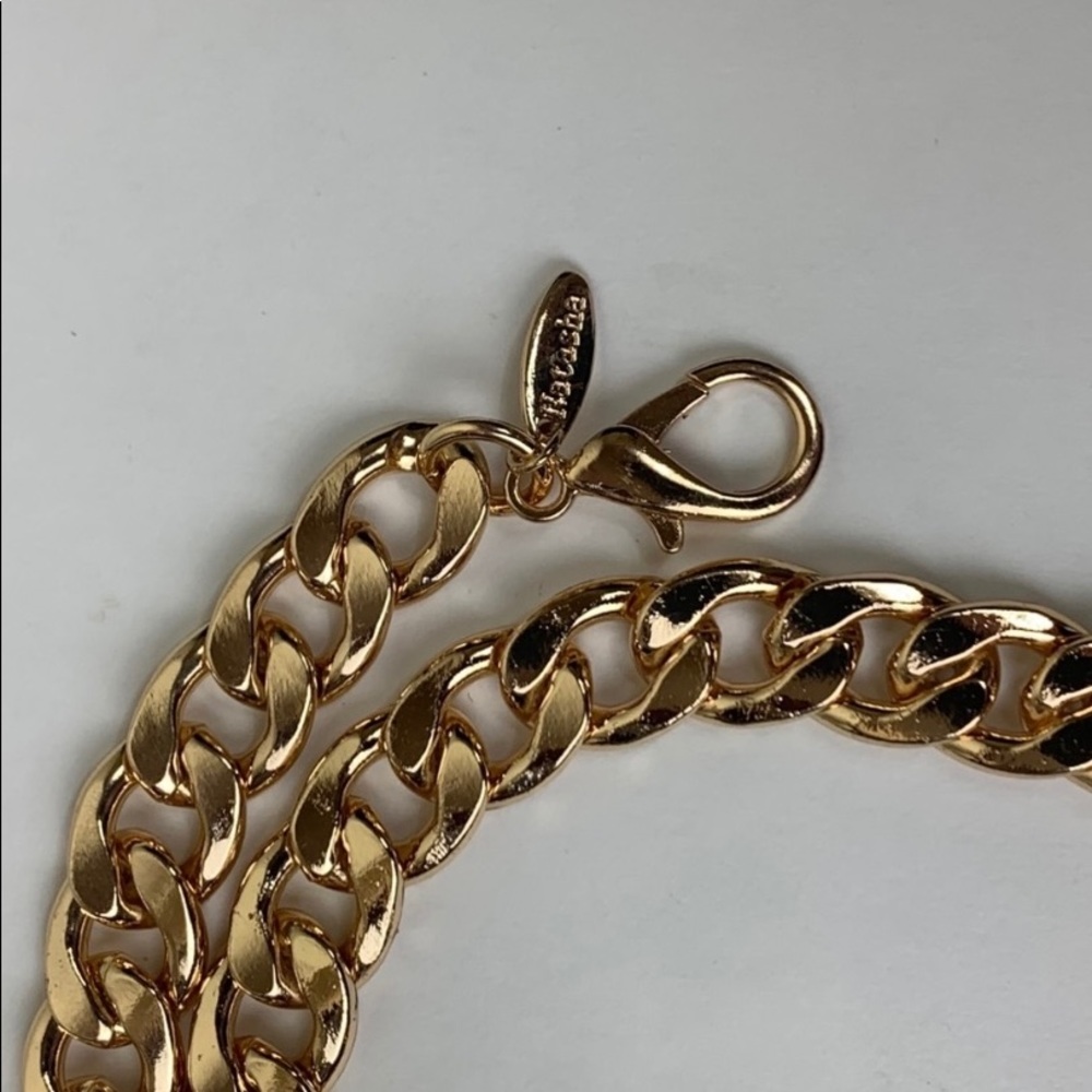 Natasha exclusive hot pink crystal lip link chain - Picture 5 of 5